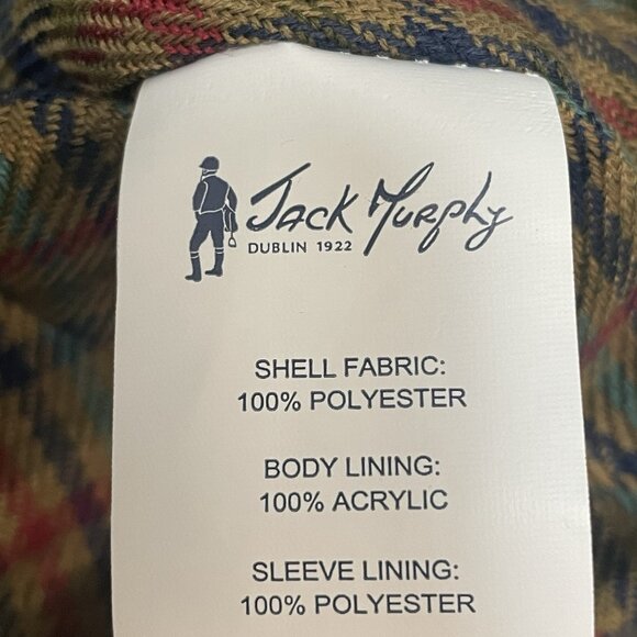 Jack Murphy Grey Heritage Collection Zipped Windbreaker Rain Jacket Size 10 - Picture 4 of 16